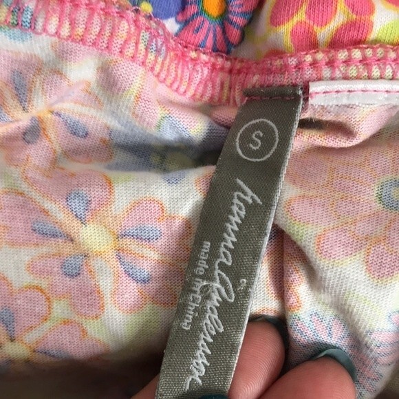 Hanna andersson ladies bright colorful flowers skirt size small boho - Picture 9 of 9